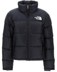 The North Face - Ripstop Nylon Nuptse Cropped Down Jacket - Lyst