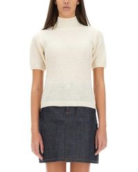 A.P.C. - Edie" Knit Top - Lyst