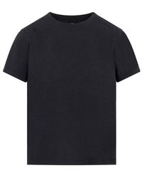 Khaite - Black Cotton T-shirt - Lyst