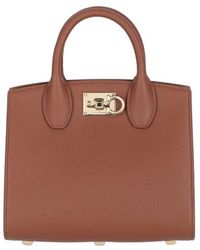 Ferragamo - Mini Handbag "studio Box" - Lyst