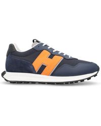 Hogan - H601 Logo Patch Lace-up Sneakers - Lyst