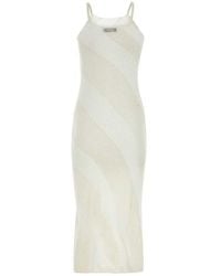 GIMAGUAS - Fuzzy Two-toned Sleeveless Dress - Lyst