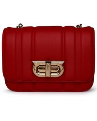 Ferragamo - Red Leather Bag - Lyst