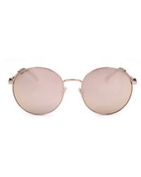 Jimmy Choo - Rounded Frame Sunglasses - Lyst