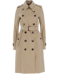 Burberry Kensington Trench Coat - Natural