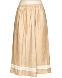 Kaos - Pleated Midi Skirt - Lyst