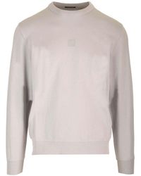 C.P. Company - Stretch Fleece Long-sleeved Sweatshirt - Lyst