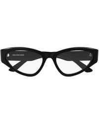 Balenciaga - Cat Eye Frame Glasses - Lyst