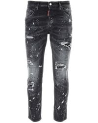 DSquared² - Midnight Wash Skater Jeans - Lyst