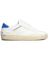 Crime London - Distressed Lace-Up Sneakers - Lyst
