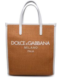 Dolce & Gabbana - Two-tone Leather Blend Bag - Lyst