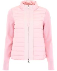 Moncler Pink Polyester Down Jacket