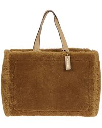 le cabas neve leather tote