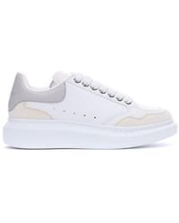 Alexander McQueen - Oversized Colour-block Lace-up Sneakers - Lyst