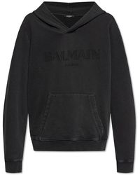 Balmain - Sweatshirt With Logo, - Lyst