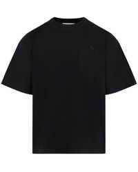 Sacai - Cotton Jersey T-shirt Tshirt - Lyst