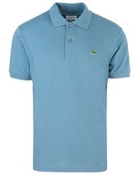 Lacoste - Polo Classic Light Azzurra - Lyst