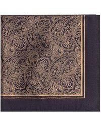 Etro - Paisley Printed Square Scarf - Lyst