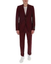 Gucci Slim-fit Two-piece Suit - Red
