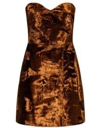 McQueen - Velvet Dress - Lyst