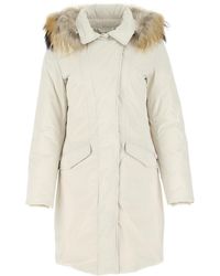 Woolrich Modern Vail Parka Coat - White