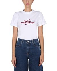 Stella McCartney - T-shirt With Logo Print - Lyst