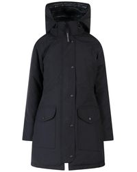 Canada Goose - Logo Patch Hooded Jacket - Lyst