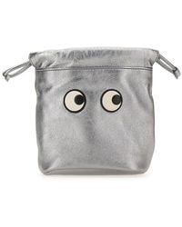 Anya Hindmarch - Pouch Eyes With Drawstring - Lyst