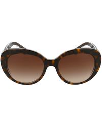 Burberry Round Frame Sunglasses - Brown