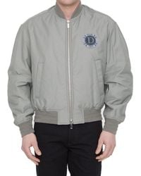 Dior - Logo Embroidered Bomber Jacket - Lyst