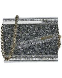 Jimmy Choo - Candy Logo Plaque Clutch Bag - Lyst