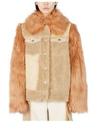 UGG - X Feng Chen Wang Faux Fur Sleeve Jacket - Lyst