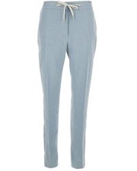 Eleventy - Drawstring Waist Relaxed Pants - Lyst