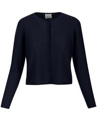 Allude - Fine Knit Buttoned Cardigan - Lyst