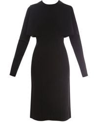 Givenchy - Cut-out Punto Milano Midi Dress - Lyst