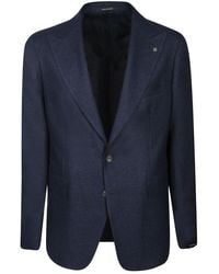 Tagliatore - Stuoia Logo Plaque Jacket - Lyst