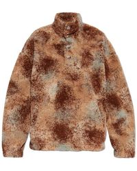 Alexander McQueen - Oversized Forrest Fleece Sweatshirt - Lyst