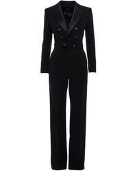 DSquared² - Double Breasted Long-sleeve Jumpsuit - Lyst