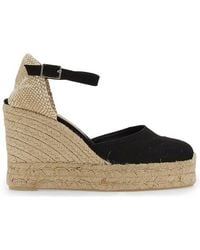 Castañer - Carol Round Toe Wedge Espadrilles - Lyst