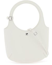 Courreges - Holy Logo Plaque Shoulder Bag - Lyst