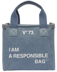 V73 - Responsability Bis Logo Printed Tote Bag - Lyst
