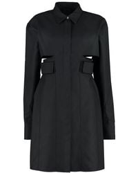 Givenchy - Cut-out Shirt Dress - Lyst