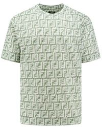Fendi - T-shirt With Monogram, - Lyst