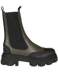 ganni midcalf boots