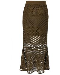 スカート Pinko Crispo Fantsy Net Skirt Pinko Crispo Skirt in Black | Lyst