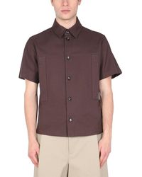 Bottega Veneta - Buttoned Short-sleeved Shirt - Lyst