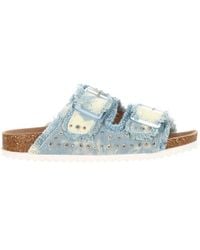 Colors Of California - Studded Slide Sandals - Lyst