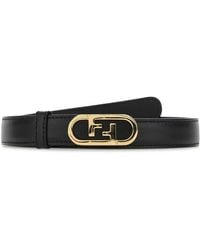 Fendi - Ff Logo Buckle Belt - Lyst