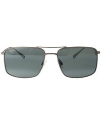 Maui Jim - Aeko Square Frame Polarized Sunglasses - Lyst