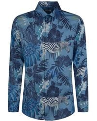 Etro - Buttoned Floral-patterned Shirt - Lyst